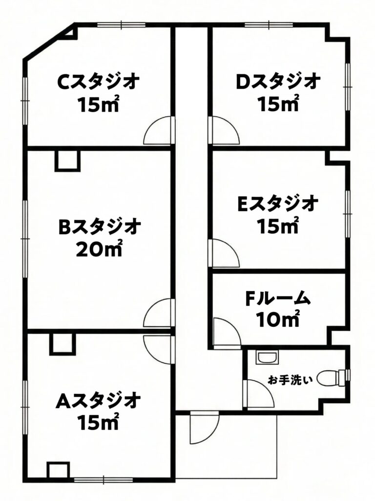 宮崎の格安レンタルスタジオ|レンタルスタジオ Dancers宮崎店