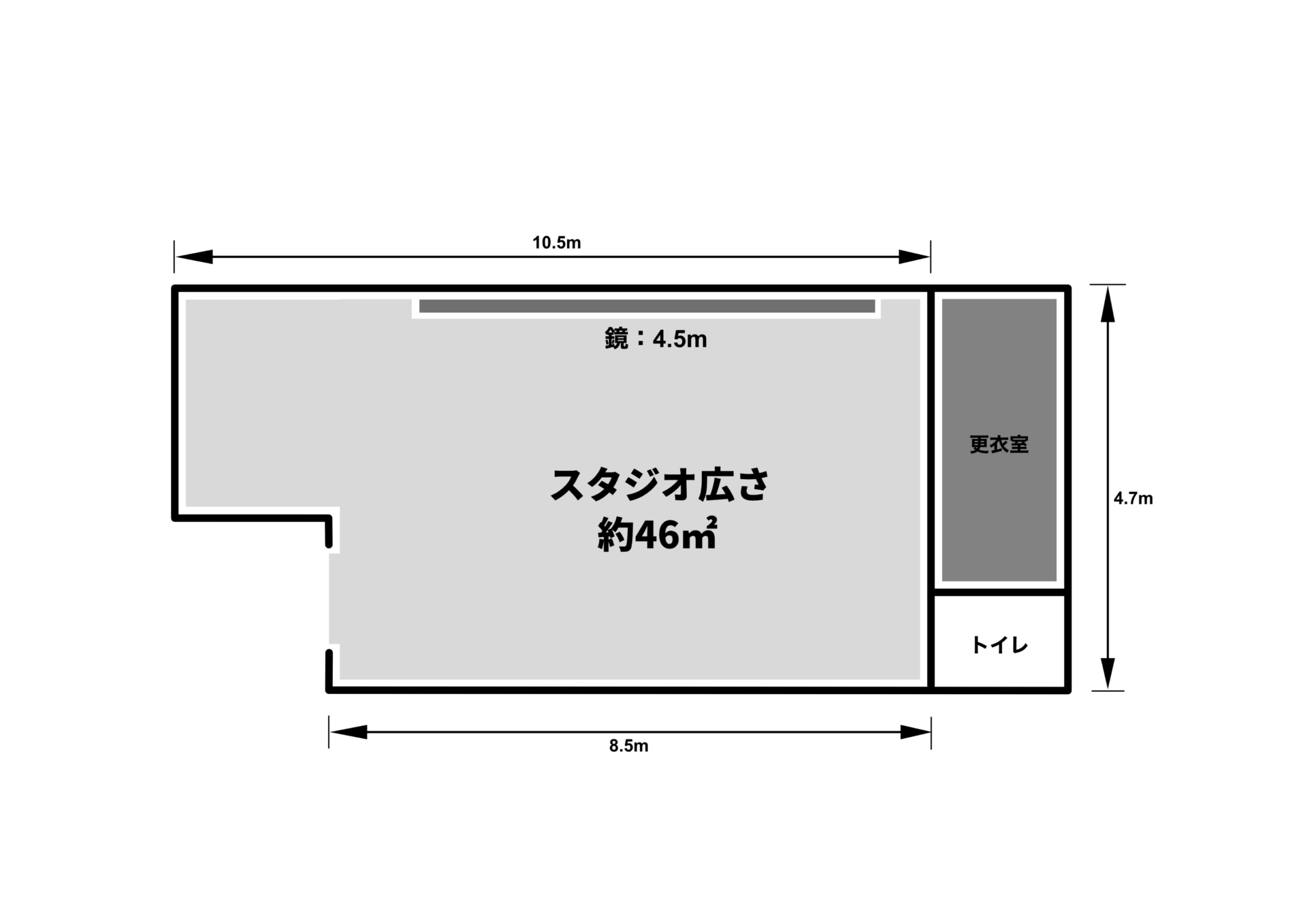 北大路の格安レンタルスタジオ｜レルスタジオ　Dancers北大路