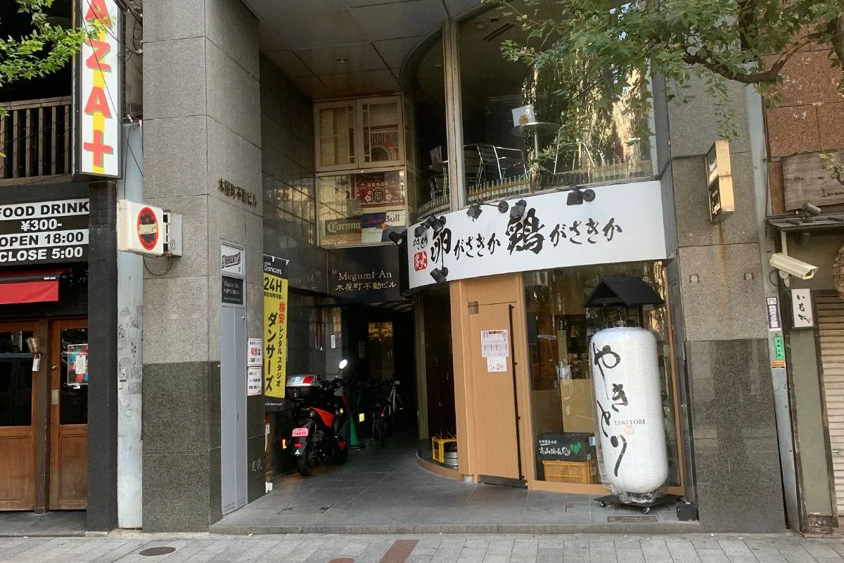 河原町スタジオの外観｜レンタルスタジオDancers 河原町店｜京都河原町の格安レンタルスタジオ